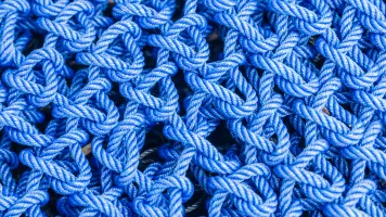blue connected ropes