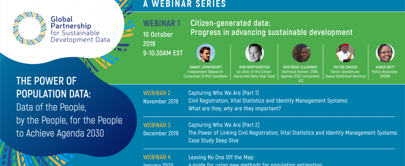 the power of population data webinar series