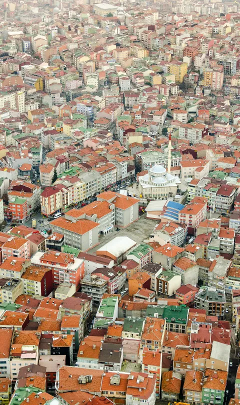 aerial photo of a city