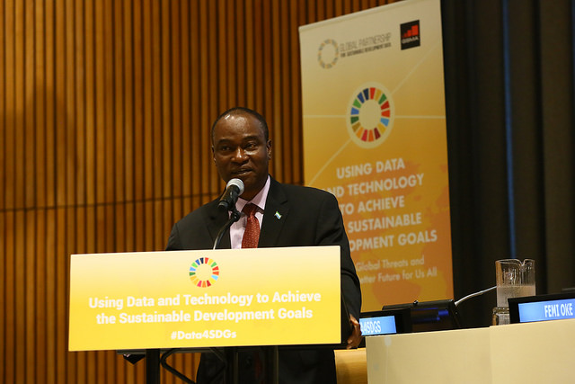 Dr. Samura Kamara, Minister of Foreign Affairs and International Cooperation of the Republic of Sierra Leone, speaking at the Trusteeship Council.