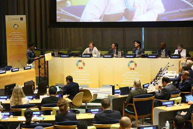 Anne-Birgitte Albrectsen, CEO of Plan International, speaking at the Trusteeship Council.