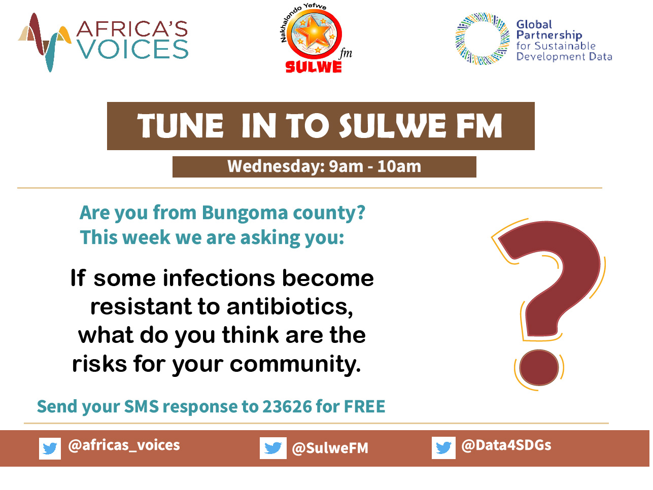 Example of a radio show flyer