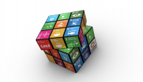 Rubicks cube with SDG icons