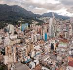 Aerial view of Bogota, Colombia