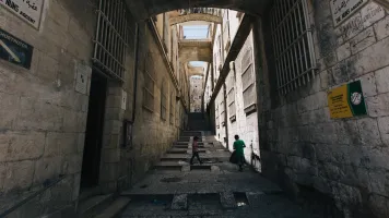 Children playing on a street