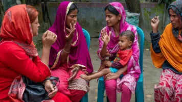 Breaking down barriers to eye health in South Asia. Narsingdi district, Bangladesh © Sightsavers/ Reza Shahriar Rahman.