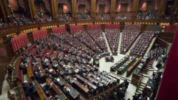 Birds-eye view of an assembly