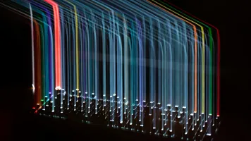 Long exposure of colored lights / Unsplash - Adrien