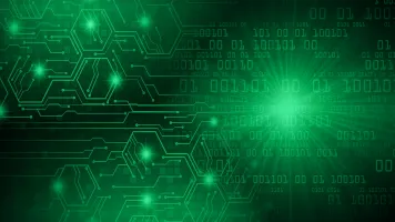 Shutterstock - digital landscape and code 