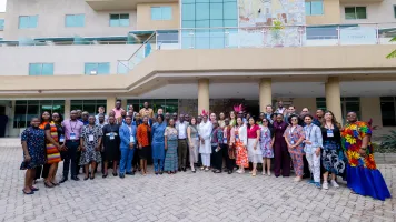 Participants of MIDN Accra peer exchange