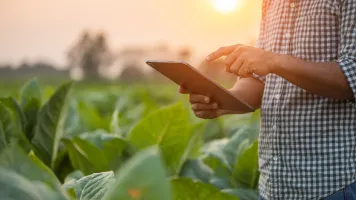 Farmer with ipad / Shutterstock 