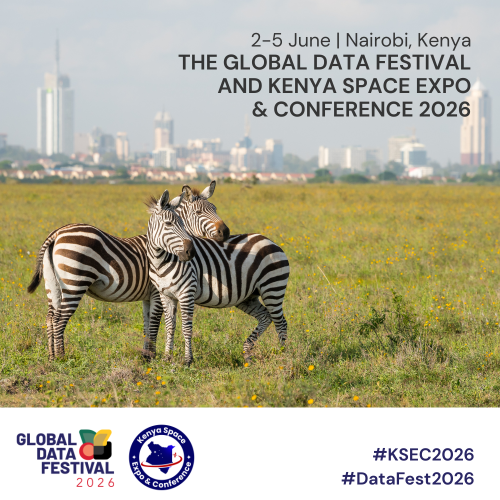 Nairobi landscape with text about the event in June
