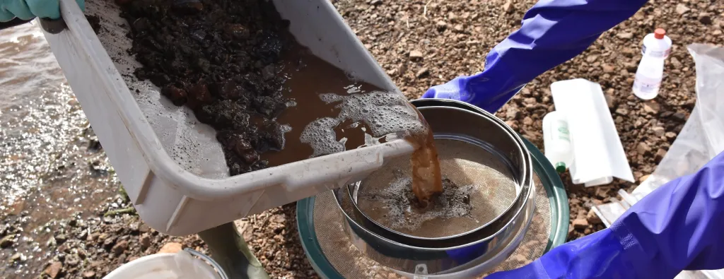 Water quality testing at Itaipu Binacional Reservoir in Paraguay