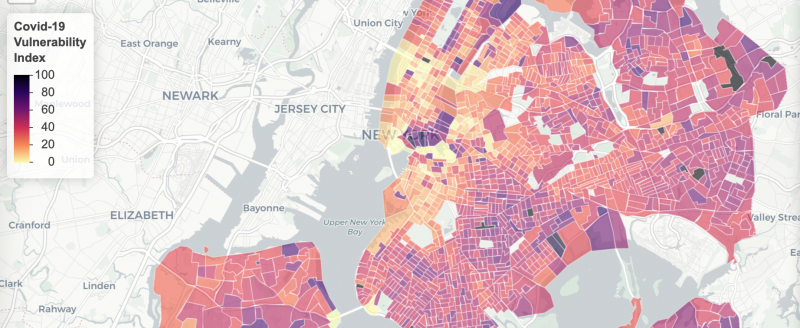 US Covid19 Vulnerability Map