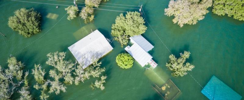 Flooded community