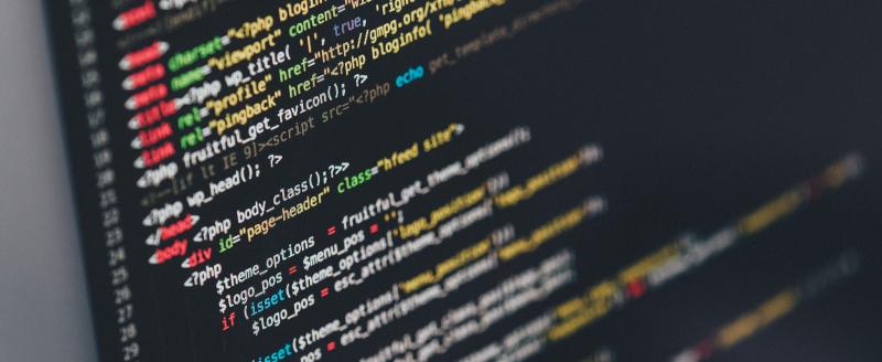 Computer screen showing java code