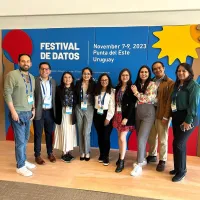 The Datalat team at Festival de Datos