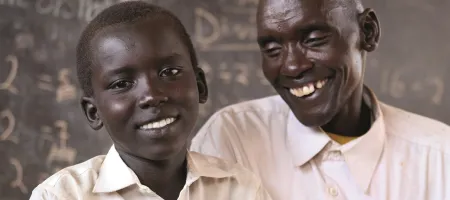 Simon and his father Daniel