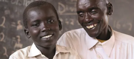 Simon and his father Daniel
