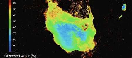 All time water summary (2013-2019) of Lake Sulunga, Tanzania
