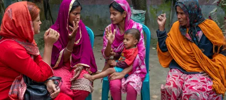 Breaking down barriers to eye health in South Asia. Narsingdi district, Bangladesh © Sightsavers/ Reza Shahriar Rahman.