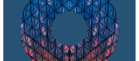Title text on blue background with brand logo. 