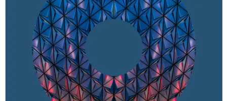 Title text on blue background with brand logo. 