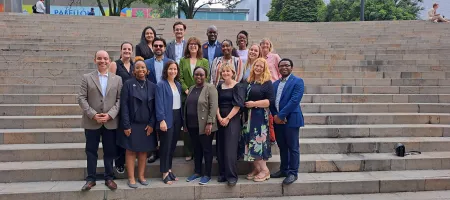 The Global Partnership team at the UN World Data Forum 2024 in Medellin, Colombia.