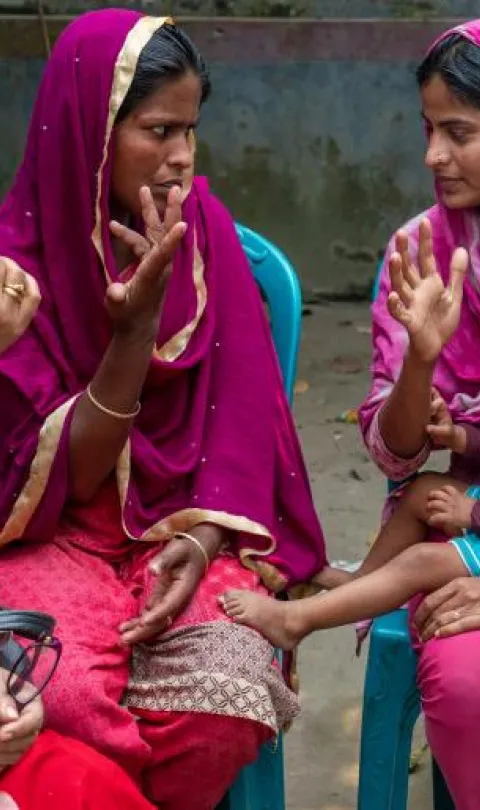 Breaking down barriers to eye health in South Asia. Narsingdi district, Bangladesh © Sightsavers/ Reza Shahriar Rahman.
