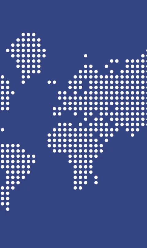 dotted map graphic