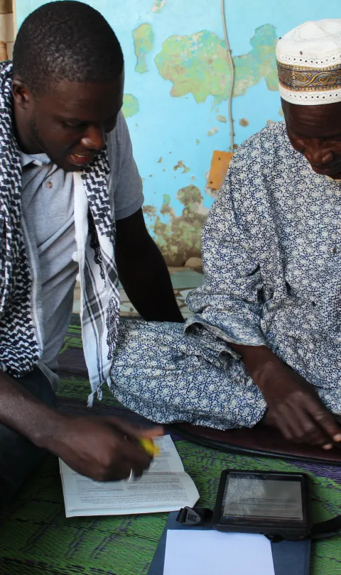 Data collection - Senegal. By Rikolto (Vredeseilanden) via Flickr