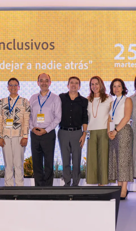 Inclusive Data Charter meeting with Fundacion WWB and The Global Partnership in Cali, Colombia, 2023. 