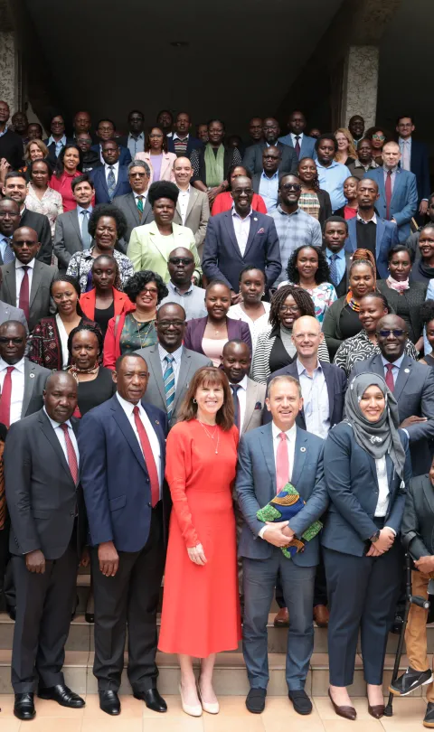 Group photo during the National Launch of the Power of Data in Kenya, April 2024