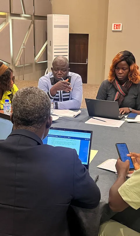 Participants at the Managing environmental data and climate statistics event in Togo, June 2024
