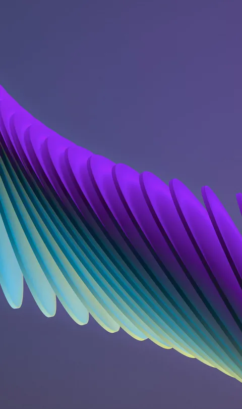 Purple, green and blue abstract image by Milad Fakurian, via Unsplash