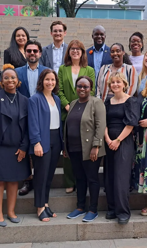 The Global Partnership team at the UN World Data Forum
