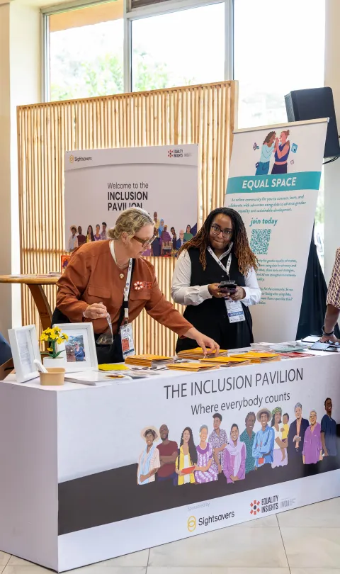The entrance to the inclusion pavilion at Data Fest 2026