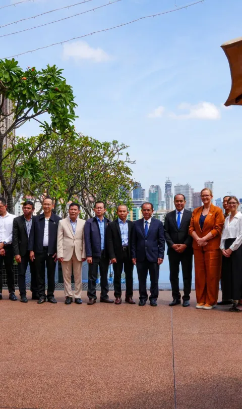 Group photo at the Cambodia 50x2030 graduation event