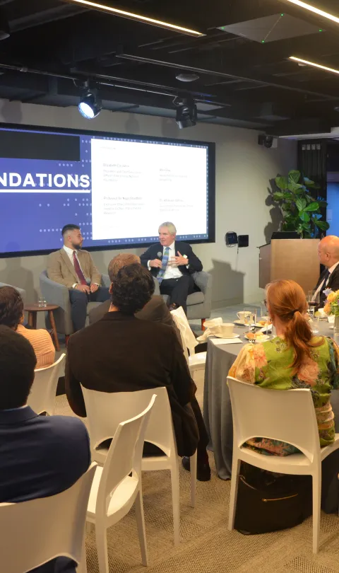 Panel discussion at the launch of Data Foundations for AI