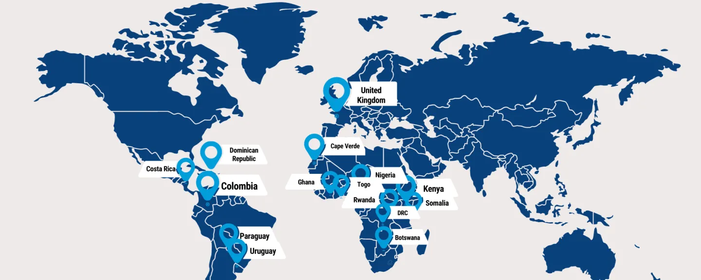 COUNTRIES LAUNCHING AND SUPPORTING NATIONAL DATA PARTNERSHIPS