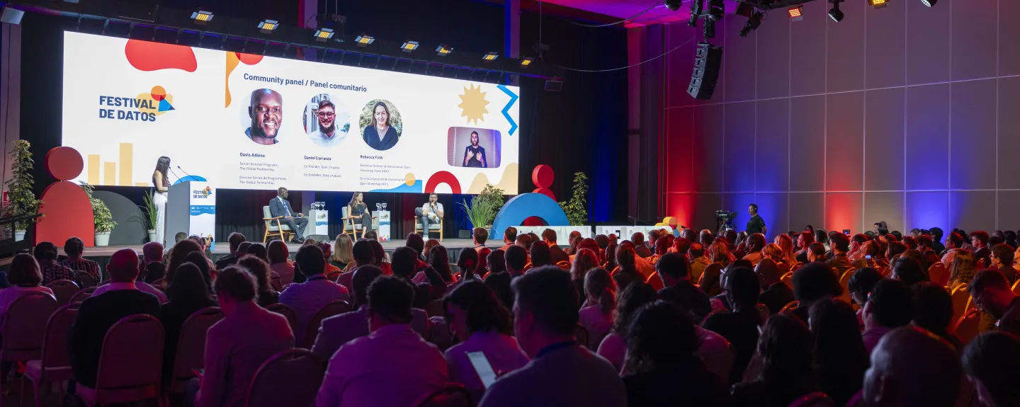 Closing ceremony at the Global Data Festival in Uruguay (2023) Picture credit: Pablo Kreimbuhl