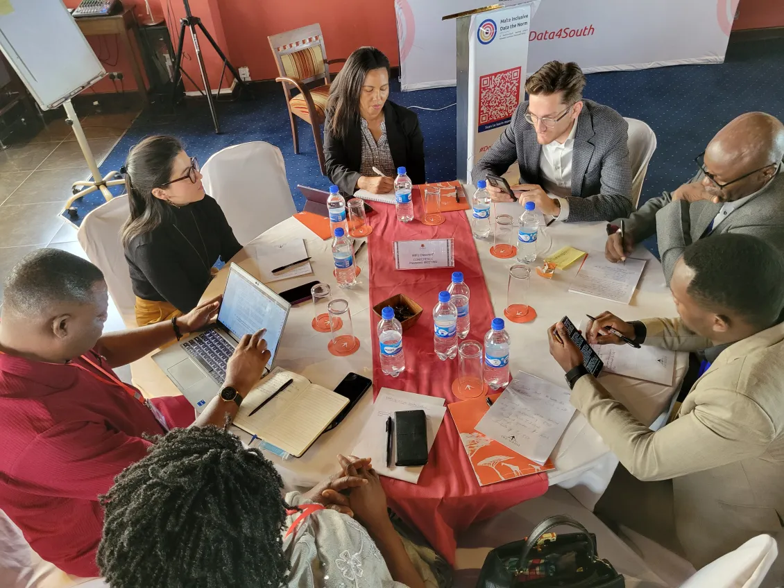 Particpants from Kenya, Ghana and Colombia at the first MIDN learning exchange in Nairobi