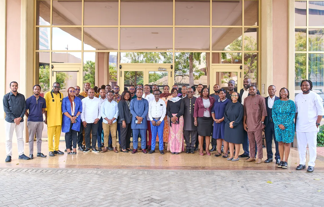 Participants from Nigeria, Ghana and DRC at a CAN workshop in Accra