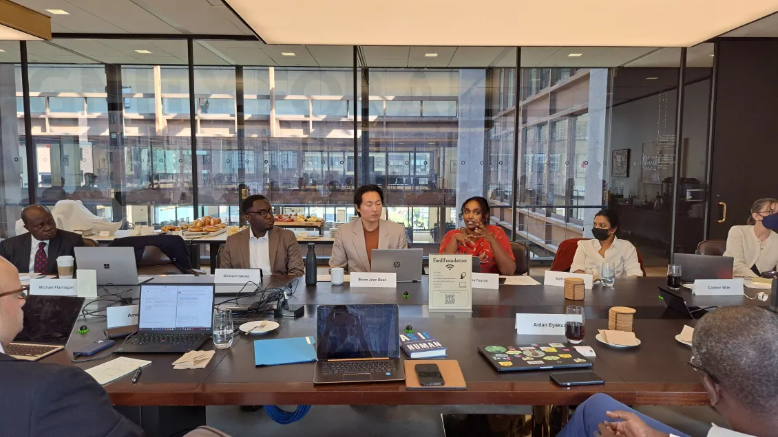 Data Values Advocates presenting at the Global Partnership Board meeting Sept 2024