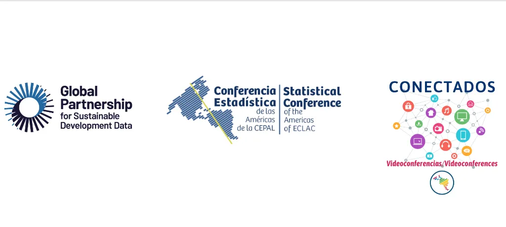 Event partner logos: The Global Partnership and the Knowledge Transfer Network (KTN) of the Statistical Conference of the Americas (SCA)