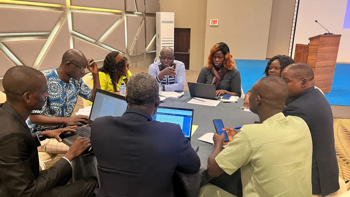 Participants at the Managing environmental data and climate statistics event in Togo, June 2024