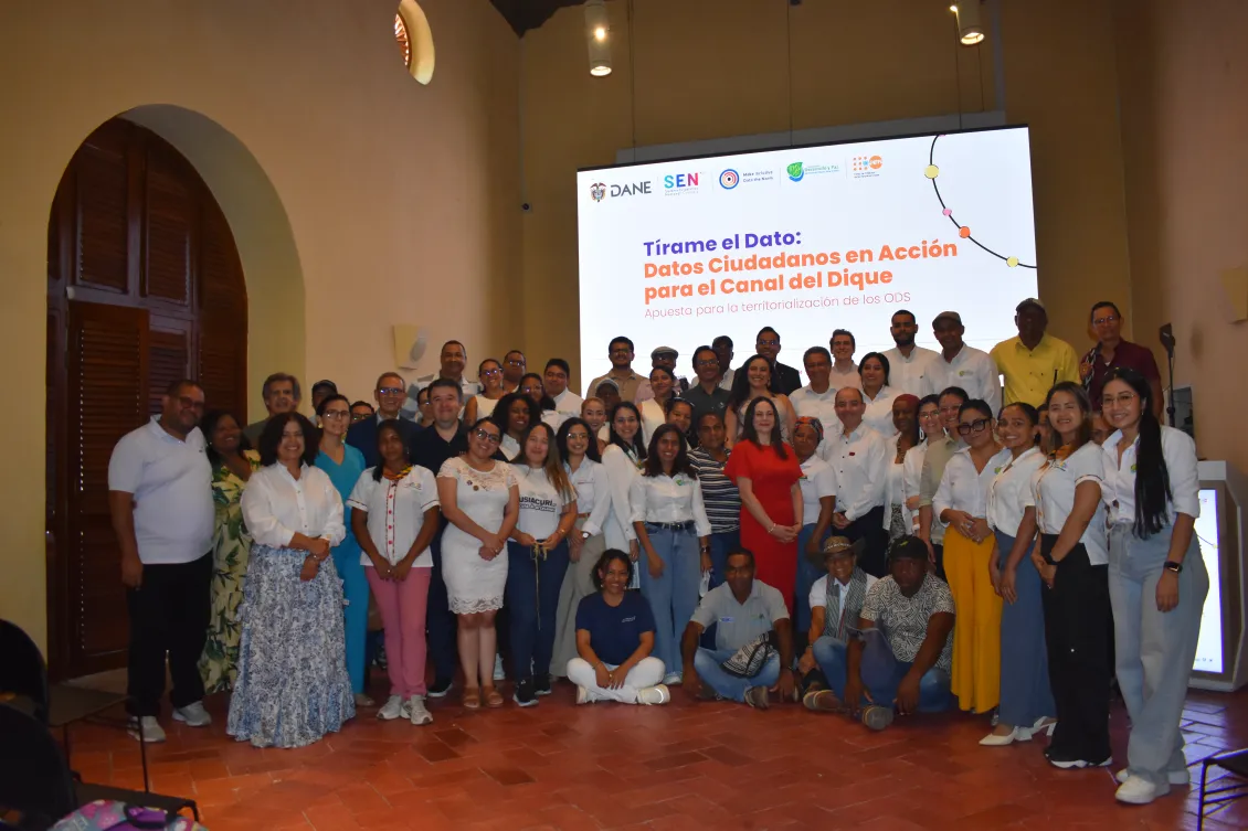 Participants at day 1 of Tírame el Dato: Citizen Data in Action for the Canal del Dique