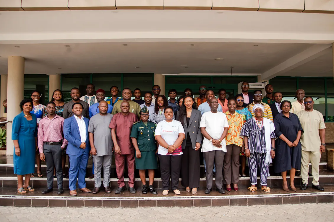 Participants at Ghana's national validation workshop for evaluating the data gaps and advancing inclusive data practices to tackle FGM, in April 2025