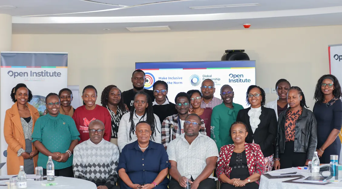 Participants at the three-day inclusive data workshop in Nairobi, Kenya, in May 2025. Part of the MIDN initiative.