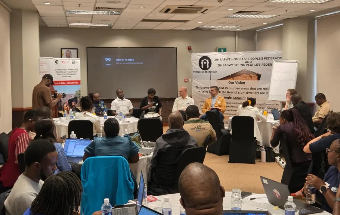 Zimbabwe workshop looks at citizen data for climate sensitive diseases - panel picture